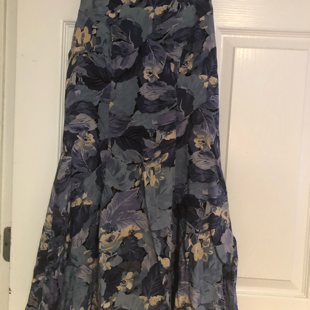 Beautiful blue floral pattern